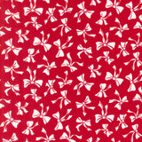 PREORDER Nantucket Noel Christmas Bows- Christmas Red 55373 16  by Camille Roskelley- Moda -1/2 Yard