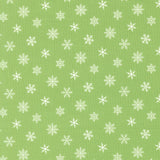 PREORDER Nantucket Noel Fresh Snow- Green 55374 15 by Camille Roskelley- Moda -1/2 Yard