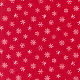 PREORDER Nantucket Noel Fresh Snow- Christmas Red 55374 16 by Camille Roskelley- Moda -1/2 Yard