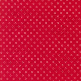 PREORDER Nantucket Noel - Nantucket Dots- Christmas Red 55377 16 by Camille Roskelley- Moda -1/2 Yard