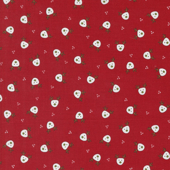 On Dasher Dasher Red 55661 12 by Sweetwater - Moda- 1/2 Yard