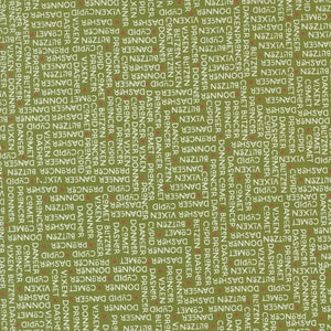 On Dasher The Herd Pine 55663 13 by Sweetwater - Moda- 1/2 Yard