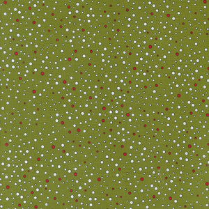 On Dasher Snowballs Pine 55665 13 by Sweetwater - Moda- 1/2 Yard