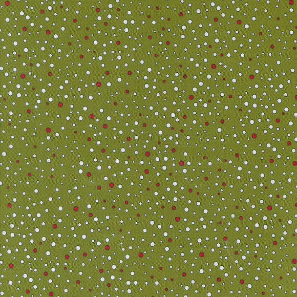 On Dasher Snowballs Pine 55665 13 by Sweetwater - Moda- 1/2 Yard