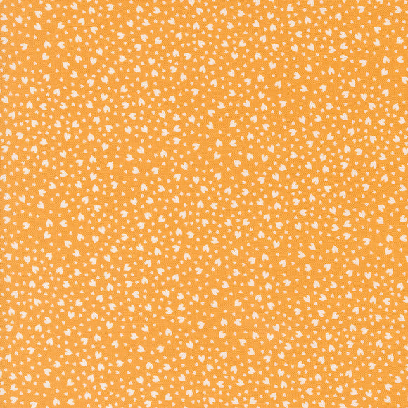 Shine Love Hearts Orangesicle 55675 15 by Sweetwater - Moda- 1/2 Yard