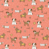 Lucky Puppy Parade Flower 55700 13 by Sweetwater - Moda- 1/2 Yard