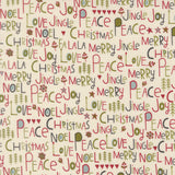 Chilly Peace Love Joy Vanilla 55710 11  by Sweetwater- Moda- 1/2 Yard