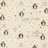 Chilly Mr Penguin Vanilla 55711 11 by Sweetwater- Moda- 1/2 Yard