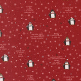 Chilly Mr Penguin Red 55711 12 by Sweetwater- Moda- 1/2 Yard