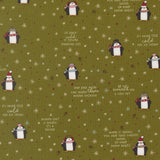 Chilly Mr Penguin Pine 55711 13 by Sweetwater- Moda- 1/2 Yard
