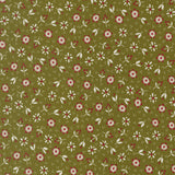 Chilly Christmas Flowers Pine 55712 23 by Sweetwater- Moda- 1/2 Yard