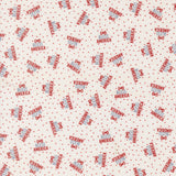 Independence Day God Bless America Vanilla 55724 21 by Sweetwater - Moda- 1/2 Yard