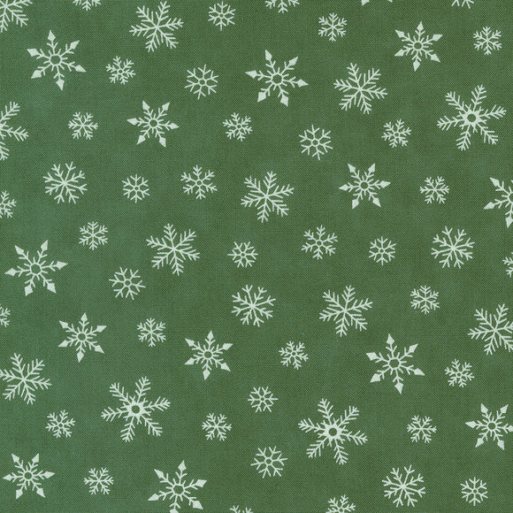 Holidays At Home Snowflakes All Over Eucalyptus 56077 19 by Deb Strain - Moda