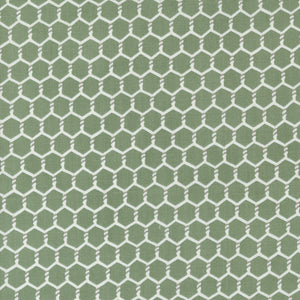 Willows Farm Chickenwire Sage 56106 29 by Deb Strain- 1/2 Yard