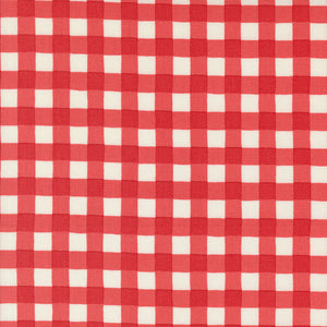 Willows Farm House Gingham Barn Red 56108 21 by Deb Strain- 1/2 Yard