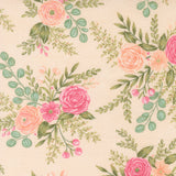 Kindness Rose Garden Peach 56150 12 by Deb Strain- 1/2 Yard