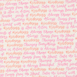 Kindness Kind Words Dogwood 56153 11 by Deb Strain- 1/2 Yard