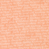 Kindness Kind Words Coral 56153 24  by Deb Strain- 1/2 Yard