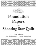 Shooting Star Foundation Papers G JKD 8922 by Jen Kingwell Designs