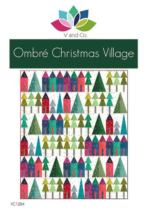 Ombre Christmas Village Quilt Kit   by V & Co from Moda - 67
