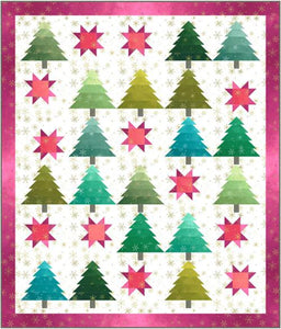 Ombre Flurries Metallic Quilt Kit 10874 by V & Co from Moda - Shop Cut Kit