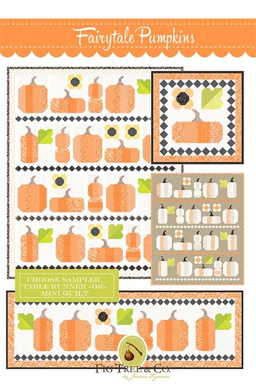 Fairytale Pumpkins Pattern by  Fig Tree- Moda- 60 1/2