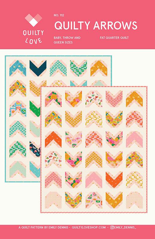 Quilty Arrow Quilt Kit using Flowerland by Ruby Star Society - Moda - 63