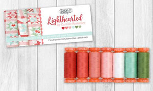 Lighthearted Aurifil Thread Box by Camille Roskelley of Thimble Blossoms - 7 Spools