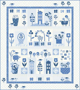 Blueberry Delight Quilt Kit BOM/10MOS by Bunny Hill Designs - Shop Cut