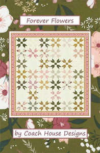 Forever Flowers Quilt Kit using Evermore by Sweetfire Road - 68" X 78"