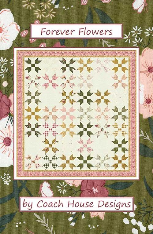Forever Flowers Quilt Kit using Evermore by Sweetfire Road - 68