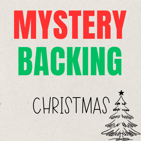 Mystery Backing - 5 Yard - Christmas
