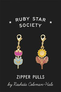 Rashida Zipper Pulls 2ct RS 7054 By Rashida Coleman Hale- Ruby Star-