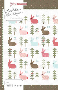 Wild Hare Quilt Kit in Lovestruck by Lella Boutique - Moda - 71.5 X 71.5"