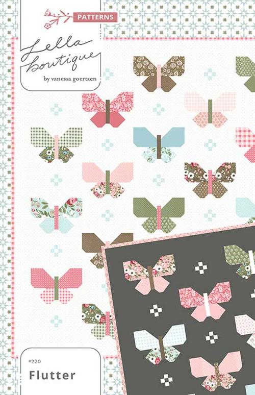 PREORDER Flutter Quilt Kit in Lovestruck by Lella Boutique - Moda - 76.5 X 83.5