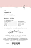 PREORDER Love Day Pattern G LB 223 by Lella Boutique - Moda - 72.5 X 78.5"