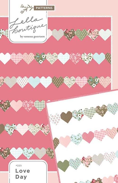 Love Day Quilt Kit in Lovestruck by Lella Boutique - Moda - 72.5 X 78.5