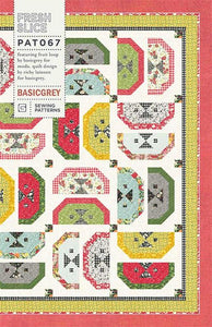 Fresh Slice Quilt Kit using Fruit Loop by Basic Grey for Moda- 78" X 78"