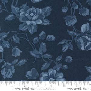 Shoreline Cottage Navy 55300 24 by Camille Roskelley - Moda - 1/2 yard