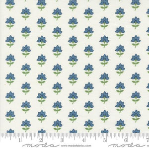 Shoreline Coastal Florals Cream Multi 55301 11 by Camille Roskelley - Moda - 1/2 yard