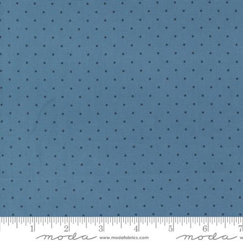 Shoreline Dot Medium Blue 55307 13 by Camille Roskelley - Moda - 1/2 yard