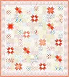 PREORDER Galaxy Quilt Kit featuring Linen Cupboard  by  Fig Tree- Moda- 67 x 75