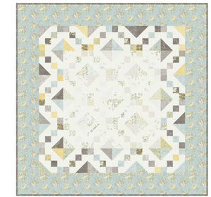 Turn On The Charm Quilt Kit- pattern by Lavender Lime- using Honeybloom by 3 Sisters- Moda- 62" X 62"