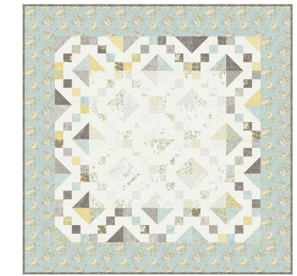 Turn On The Charm Quilt Kit- pattern by Lavender Lime- using Honeybloom by 3 Sisters- Moda- 62