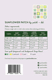 Sunflower Patch G PAD 015  By Patch and Dot- Multiple sizes