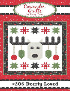 PREORDER Deerly Loved Quilt Kit using Starberry by Corey Yoder- Moda-42 X 42"
