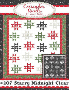PREORDER Starry Midnight Clear Quilt Kit using Starberry by Corey Yoder- Moda- 68 X 82"