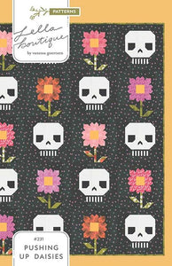Pushing Up Daisies Quilt Kit in Hey Boo fabrics by Lella Boutique - Moda- 80 1/2" x 80 1/2"
