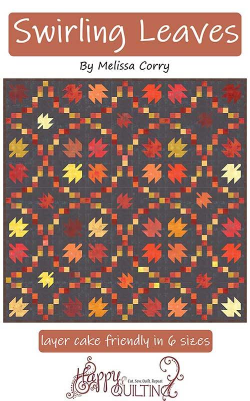 Swirling Leaves G HQ 131 by Happy Quilting