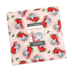 Kitty Christmas Layer Cake 31200LC by Urban Chiks - Moda-